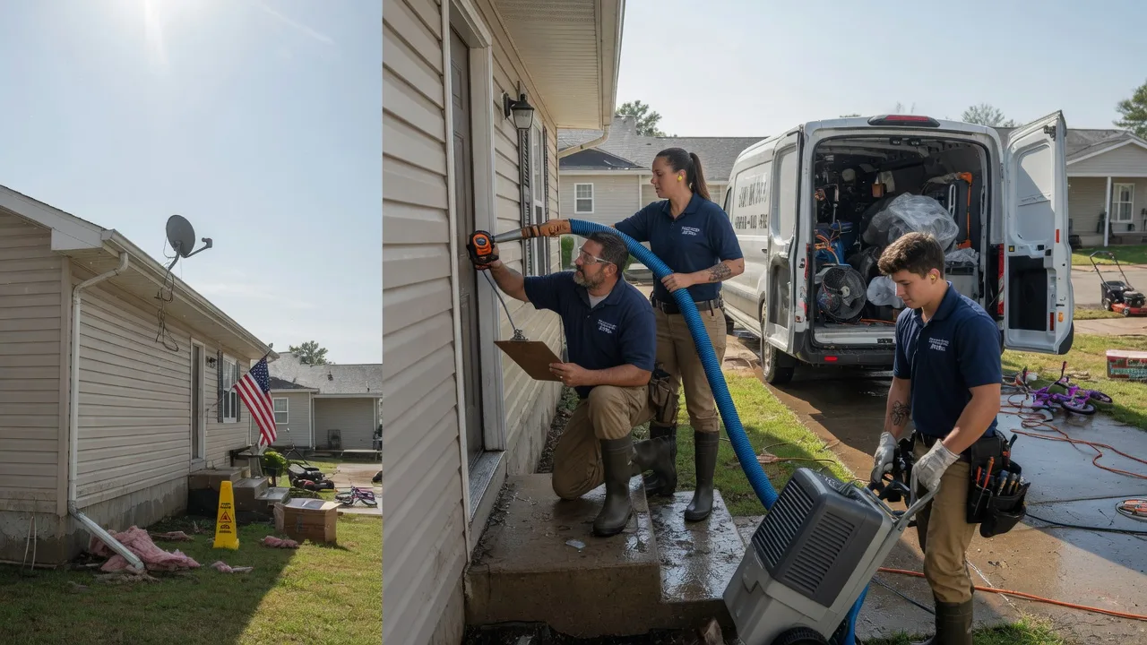 Ceiling Water Damage Restoration in Branchdale, PA near me